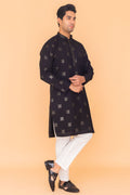 MLS EMBROIDERED KURTA PAJAMA