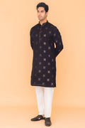 MLS EMBROIDERED KURTA PAJAMA