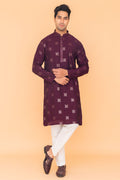 MLS EMBROIDERED KURTA PAJAMA