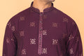 MLS EMBROIDERED KURTA PAJAMA