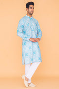 MLS PRINTED KURTA PAJAMA