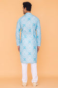 MLS PRINTED KURTA PAJAMA