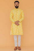 MLS PRINTED KURTA PAJAMA