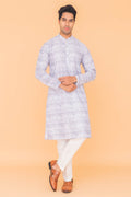 MLS PRINTED KURTA PAJAMA