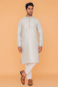 MLS EMBROIDERED KURTA PAJAMA