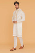 MLS EMBROIDERED KURTA PAJAMA