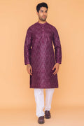 MLS EMBROIDERED KURTA PAJAMA