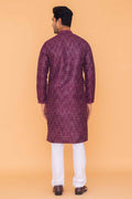 MLS EMBROIDERED KURTA PAJAMA