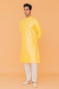 MLS EMBROIDERED KURTA PAJAMA