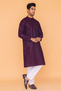 MLS EMBROIDERED KURTA PAJAMA