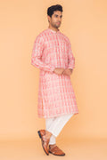 MLS EMBROIDERED KURTA PAJAMA