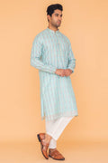 MLS EMBROIDERED KURTA PAJAMA