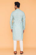 MLS EMBROIDERED KURTA PAJAMA