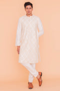 MLS EMBROIDERED KURTA PAJAMA