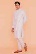 MLS EMBROIDERED KURTA PAJAMA