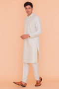 MLS EMBROIDERED KURTA PAJAMA