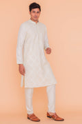 MLS EMBROIDERED KURTA PAJAMA