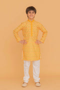 MLS KIDS PRINTED KURTA PAJAMA