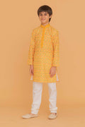 MLS KIDS PRINTED KURTA PAJAMA