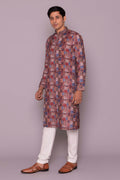 MLS PRINTED KURTA PAJAMA