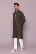 MLS CHIKANKARI KURTA PAJAMA