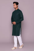 MLS CHIKANKARI KURTA PAJAMA