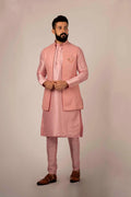 MLS EMBROIDERED KURTA JAWAHAR SET