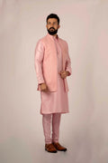 MLS EMBROIDERED KURTA JAWAHAR SET