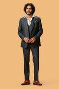 MLS BUSINESS PLAIN SUIT 3PCS