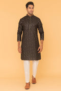 MLS EMBROIDERED KURTA PAJAMA