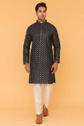 MLS EMBROIDERED KURTA PAJAMA