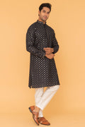 MLS EMBROIDERED KURTA PAJAMA