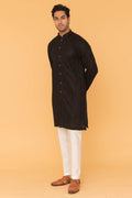 MLS EMBROIDERED KURTA PAJAMA