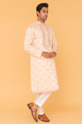 MLS EMBROIDERED KURTA PAJAMA