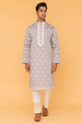 MLS EMBROIDERED KURTA PAJAMA