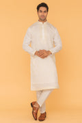 MLS EMBROIDERED KURTA PAJAMA