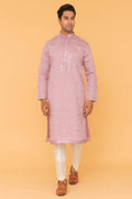 MLS EMBROIDERED KURTA PAJAMA