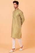 MLS ART SILK KURTA PAJAMA