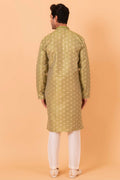 MLS ART SILK KURTA PAJAMA