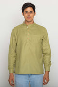 MLS SHORT KURTA FULL SLEEVES