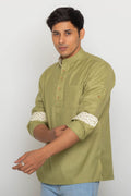 MLS SHORT KURTA FULL SLEEVES