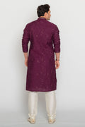 MLS EMBROIDERED KURTA PAJAMA