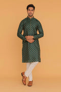 MLS EMBROIDERED KURTA PAJAMA