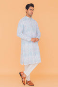 MLS CHIKANKARI KURTA PAJAMA