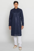 MLS CHIKANKARI KURTA PAJAMA