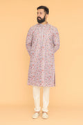 MLS EMBROIDERED KURTA PAJAMA