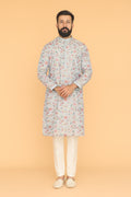 MLS EMBROIDERED KURTA PAJAMA