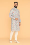 MLS EMBROIDERED KURTA PAJAMA