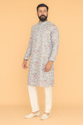 MLS EMBROIDERED KURTA PAJAMA