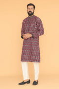 MLS EMBROIDERED KURTA PAJAMA